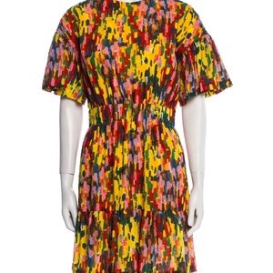 Lela Rose Multicolor Abstract Mini Dress